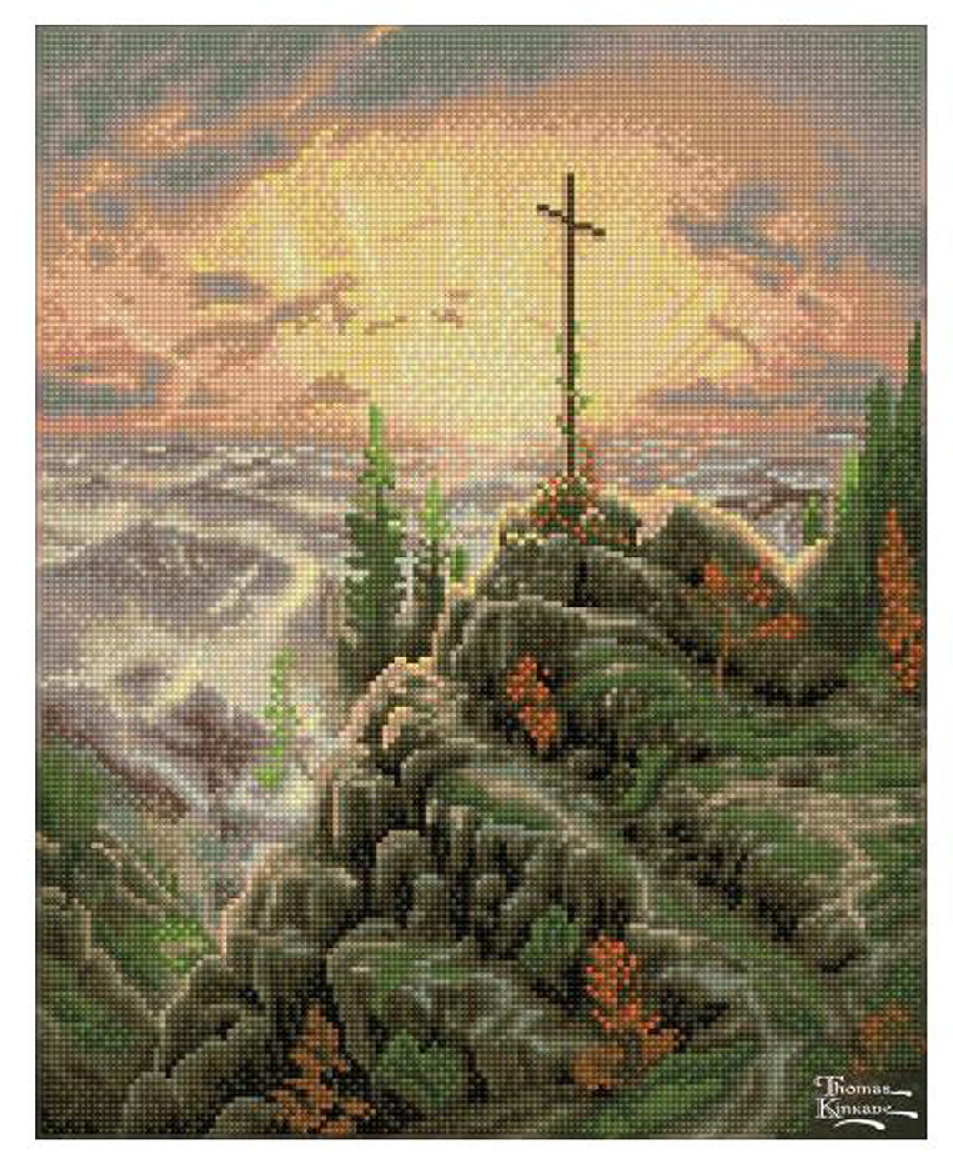 Diamond Dotz Thomas Kinkade-zonsopgang